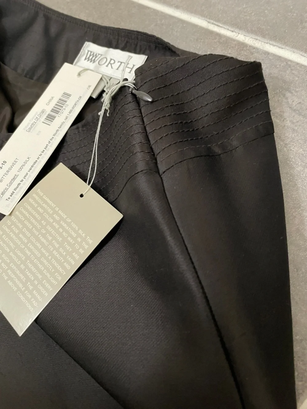 Worth silk skirt